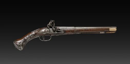 Pistola de pederneira, 1788.