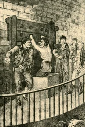 Flagelação no Old Bailey, 1809, 1925.