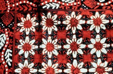 Design floral, Indonésia, século c20