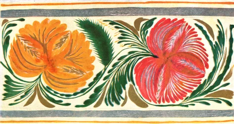 Design floral, Ucrânia, 1925, 1928.