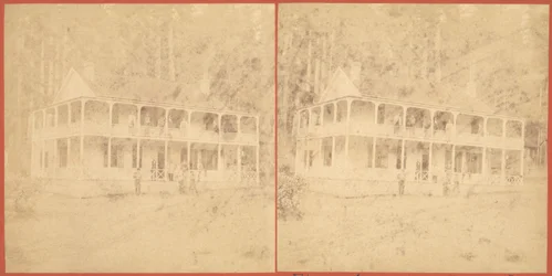 Flume House, Serra de Santa Cruz, década de 1860.