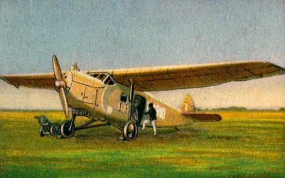 Avião comercial Focke-Wulf A32 Bussard, 1932.