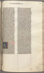 Fol. 341r, Daniel, historiada inicial A, Daniel na cova dos leões, c. 1275-1300.