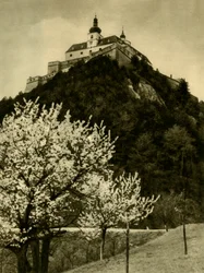 Castelo de Forchtenstein, Burgenland, Áustria, c1935.