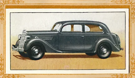 Ford V-Eight 22 Touring três volumes, c1936