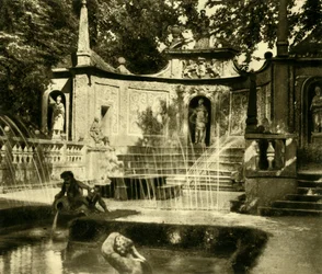 Fontes, Hellbrunn Palace, Salzburgo, Áustria, c1935.