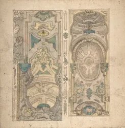 Quatro Projetos Alternativos para um Vault., 1700-1780.