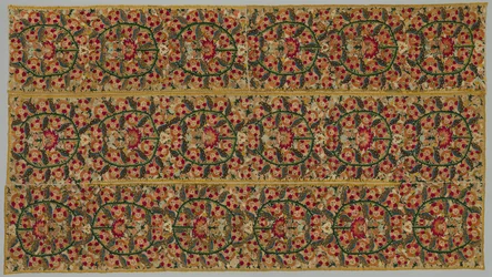 Quatro beiras de uma colcha, 1700.