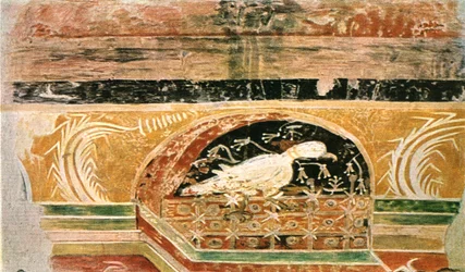 Fragmento de um friso da igreja de San Martino ai Monti, Roma, Itália, 1928.