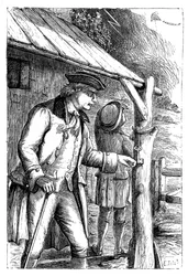 Experiência de pipa de Franklins, c1752, 1869
