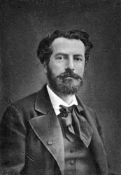 Frederic Bartholdi, escultor francês, 1880