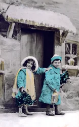 Cartão postal francês, c1900