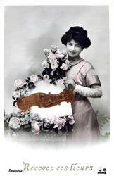 Cartão postal francês, c1900