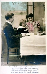 Cartão postal francês, c1900