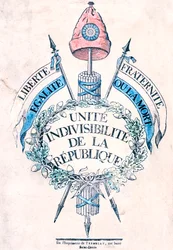 Revolução Francesa de 1789: emblema alegórico da República