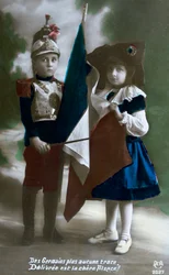 Cartão postal francês da Primeira Guerra Mundial, 1914-1918