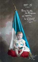 Cartão postal francês da Primeira Guerra Mundial, 1914-1918