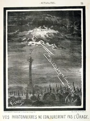 Cartum anti-prussiano francês, 1871.
