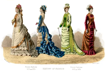 Traje francês: Modas presentes, 1882