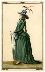 Modas francesas do século XVIII, 1786-1789 1938