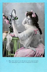 Cartão postal francês, c1900