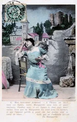 Cartão postal francês, c1900