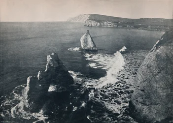Baía de água doce - mostrando a rocha em arco., 1895