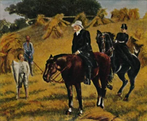 Príncipe Bismarck 1815-1898 como proprietário. - Pintura de Marz, 1934.