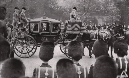 Procissão fúnebre do rei Eduardo VII, Londres, 20 de maio de 1910.