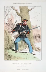 Guarda móvel dos departamentos, cerco de Paris, 1870-1871