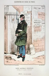 Guarda Nacional Sedentária, Cerco a Paris, 1870-1871