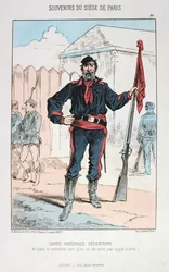 Guarda Nacional Sedentária, Cerco a Paris, 1870-1871