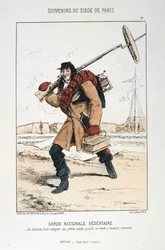 Guarda Nacional Sedentária, Cerco a Paris, 1870-1871.