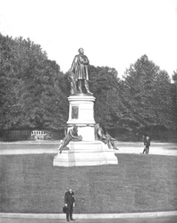 Garfield Statue, Washington DC, EUA, c1900.