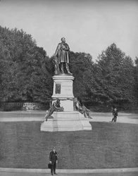 Estátua de Garfield, Washington, DC, c1897.