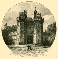 Portal do Castelo de Lancaster, 1898.