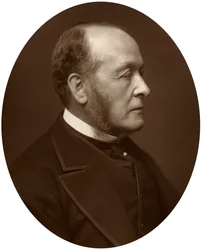 Gathorne Hardy, 1º visconde Cranbrook, político e estadista, 1881