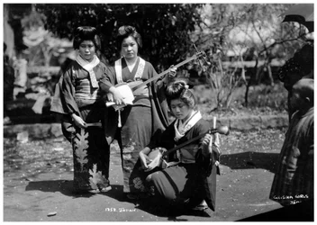 Gueixas, Japão, início do século XX