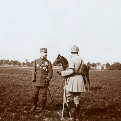General Henri Gouraud, Chalons, Marne, norte da França, c1914-c1918.