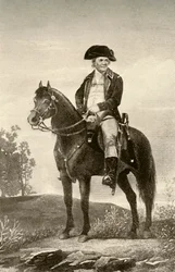 General Israel Putnam, mostrando uniforme de um soldado Continental, c1770, 1937.