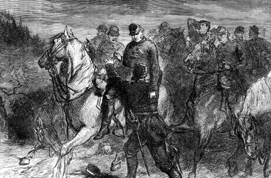 General Jackson mortalmente ferido, final do século XIX