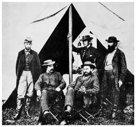Sede do General McClellans, Antietam, Maryland, Guerra Civil Americana, 1861-1862 1955