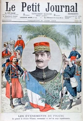 General OConnor, comandante da força expedicionária de Figuig, Marrocos, 1903.