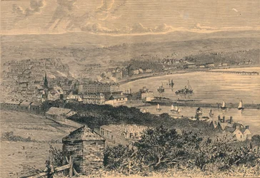 Vista geral de Douglas, 1880
