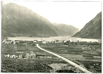Vista geral, Odde, Noruega, 1895.
