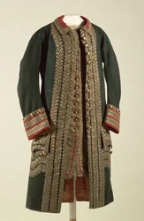 Uniforme do General, pertencente a Alexander Suvorov (1729-1800), final do século XVIII (tecido de lã e seda decorado com fio de ouro)