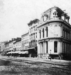 Genesee Street, Utica, Nova York, EUA, início do século XX