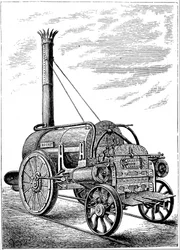 Locomotiva George Stephensons Rocket, c1875