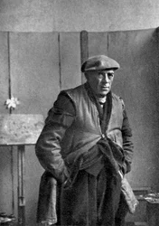 Georges Braque, artista francês, 1934