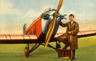 Aviador alemão Friedrich Karl von Koenig-Warthausen, 1932.